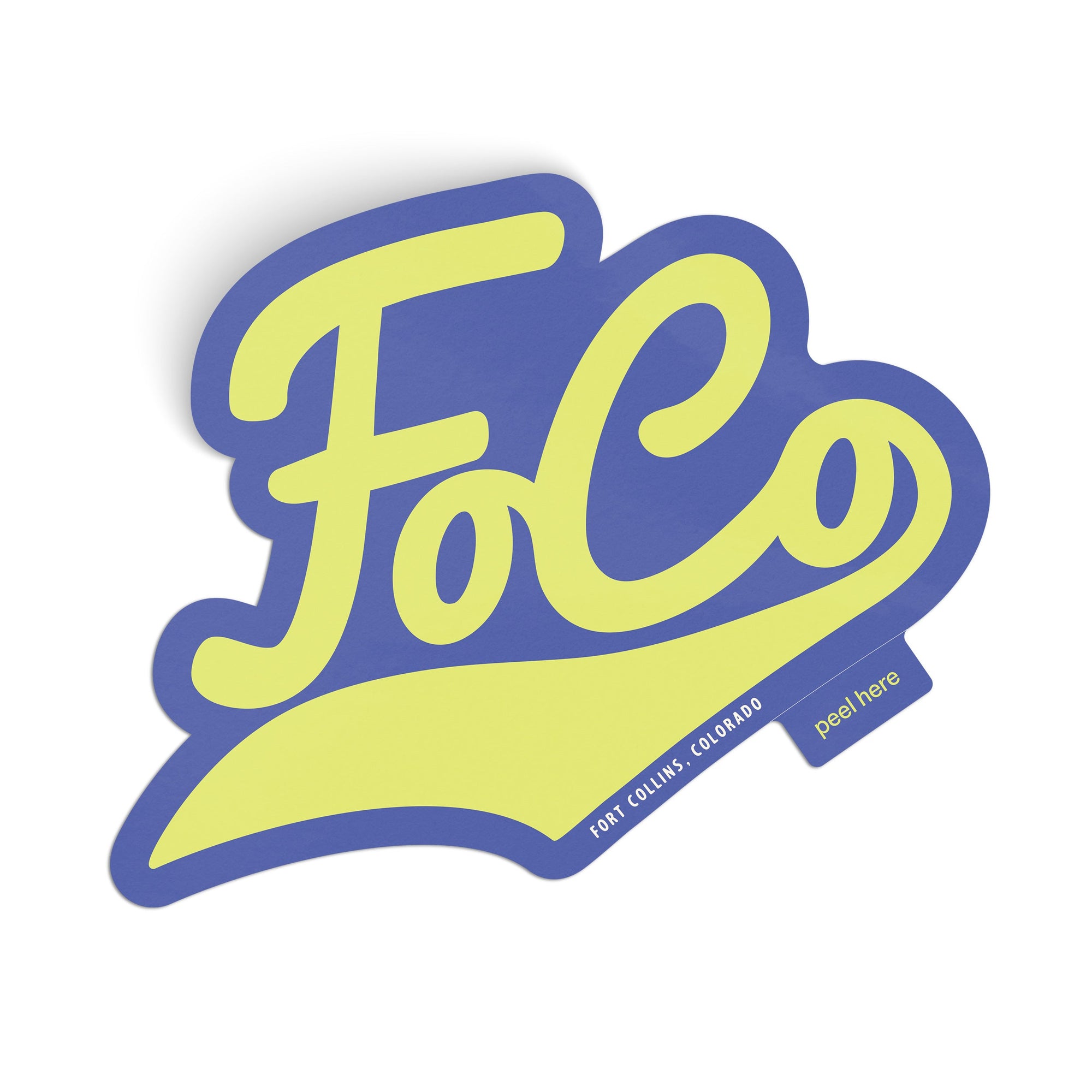 FoCo Vinyl Large Sticker - green