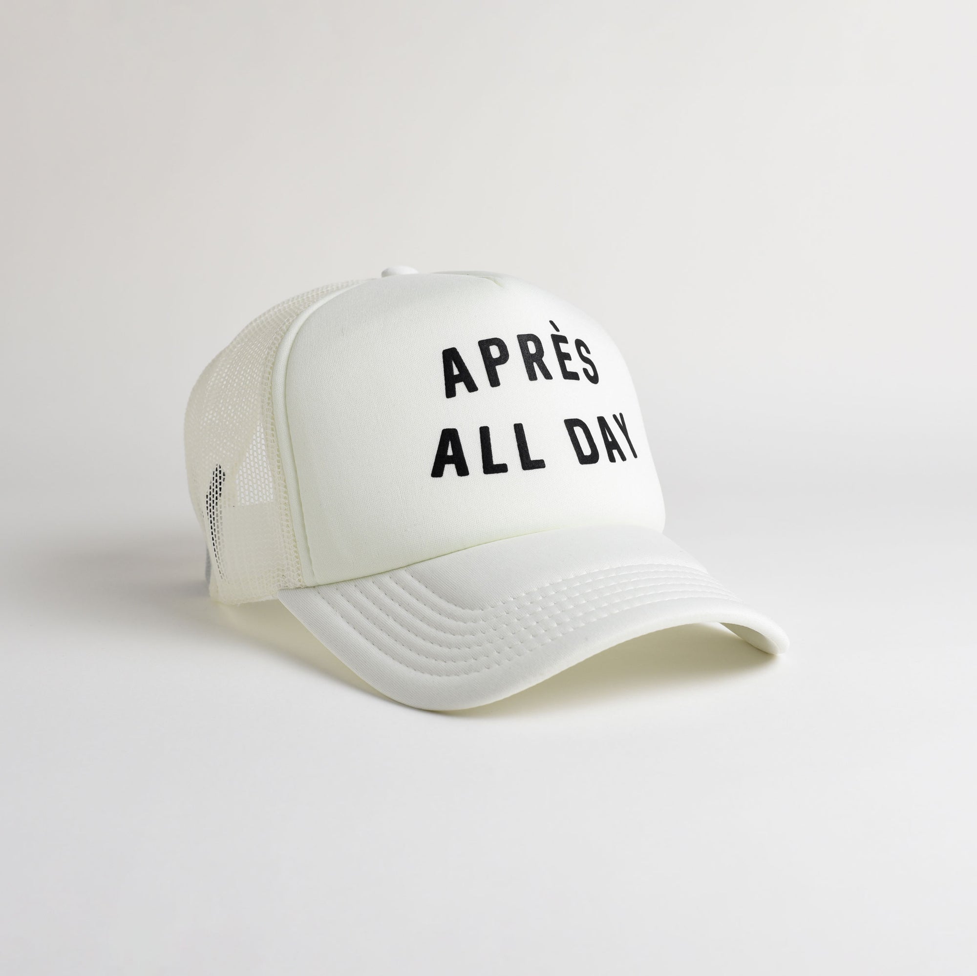 Après All Day No. 1 Recycled Trucker Hat - snow