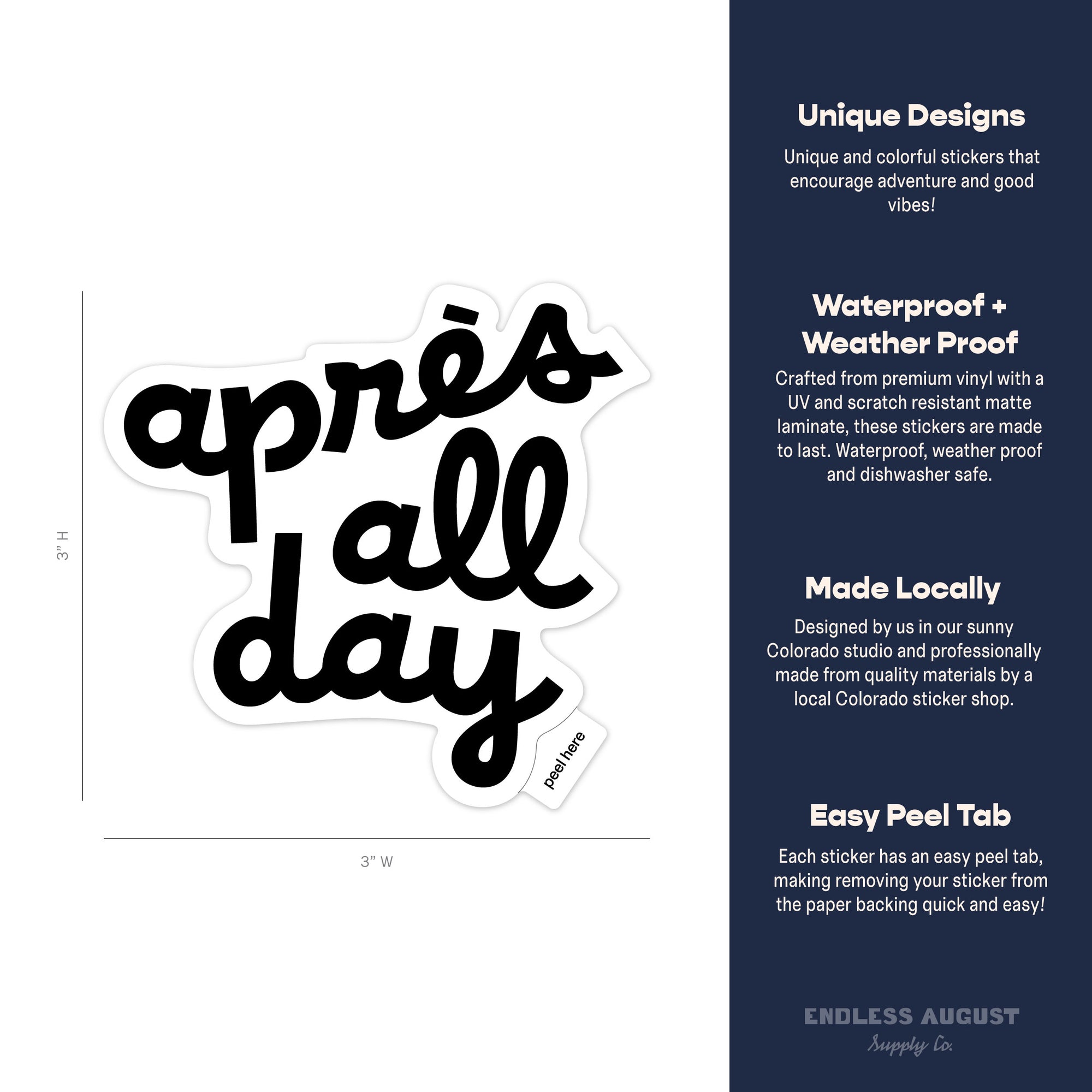 Après All Day Sticker