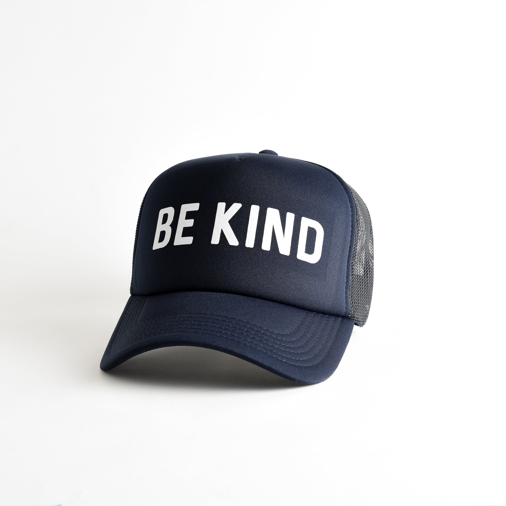 Be Kind Recycled Trucker Hat - navy