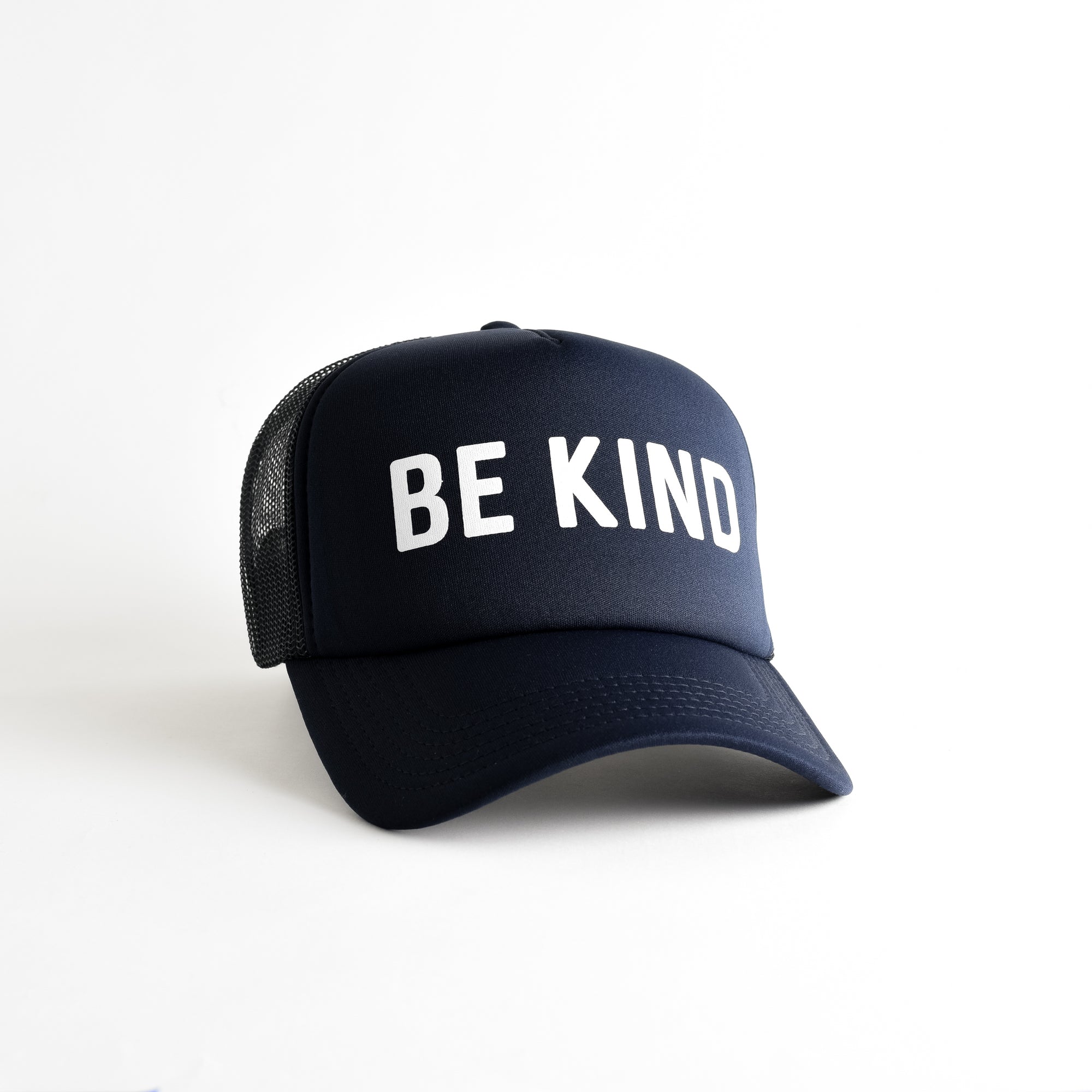 Be Kind Recycled Trucker Hat - navy