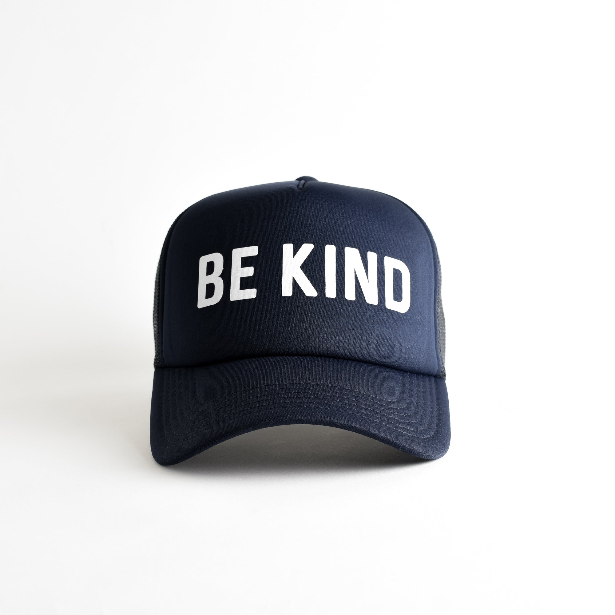 Be Kind Recycled Trucker Hat - navy