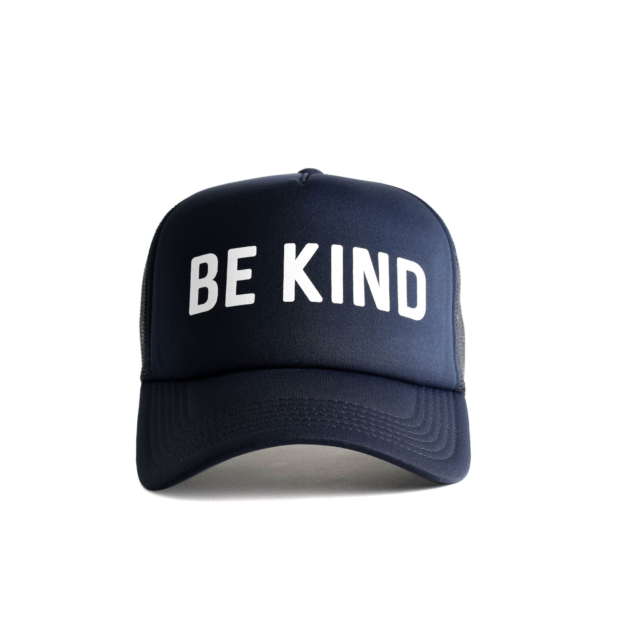 Be Kind Recycled Trucker Hat - navy