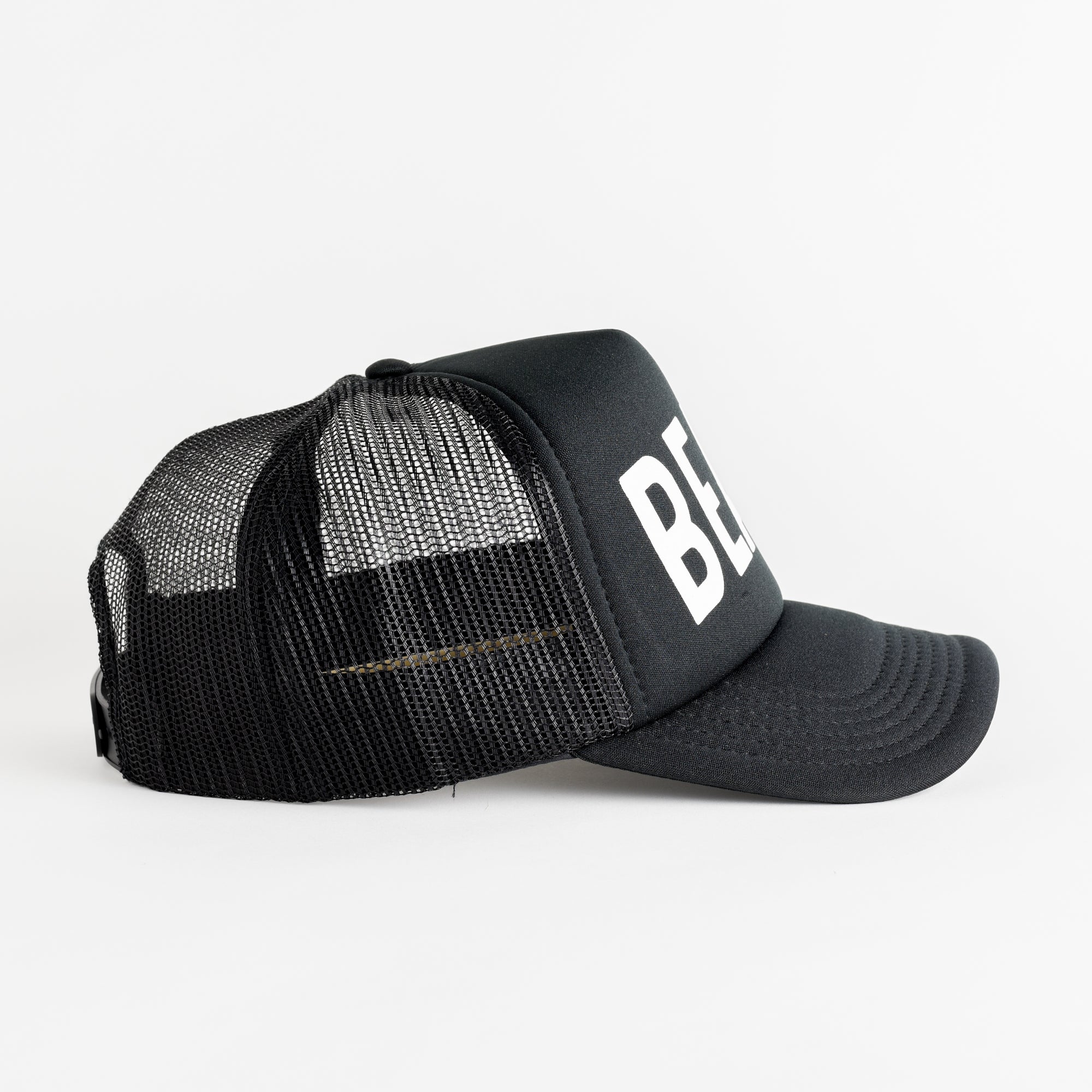 Beach Recycled Trucker Hat - black