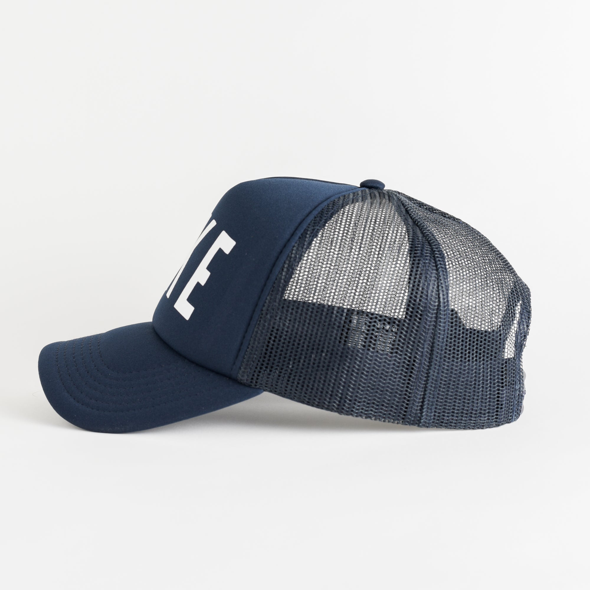 Bike Recycled Trucker Hat - navy