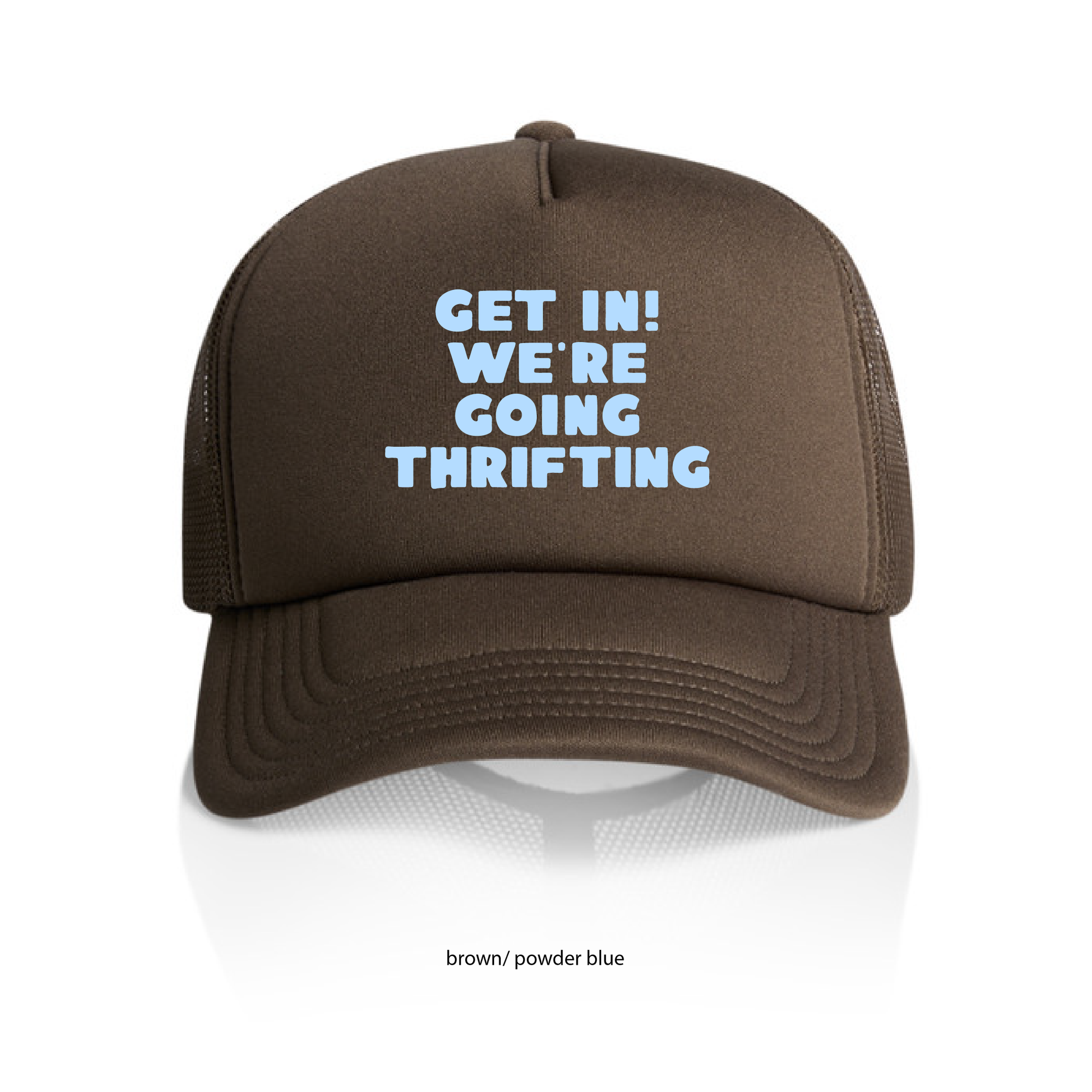 Get In! We're Going Thrifting Recycled Trucker Hat