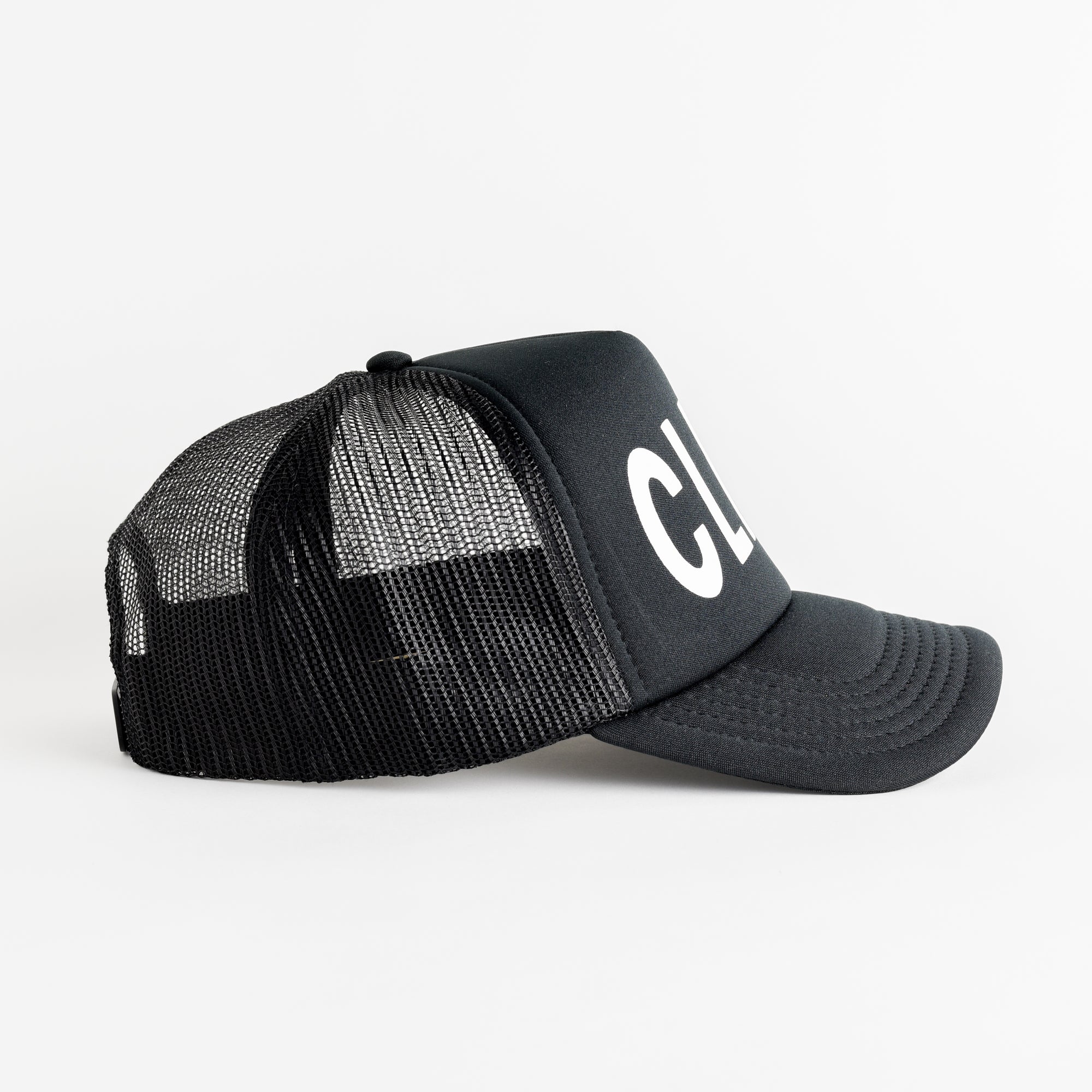 Climb Recycled Trucker Hat - black