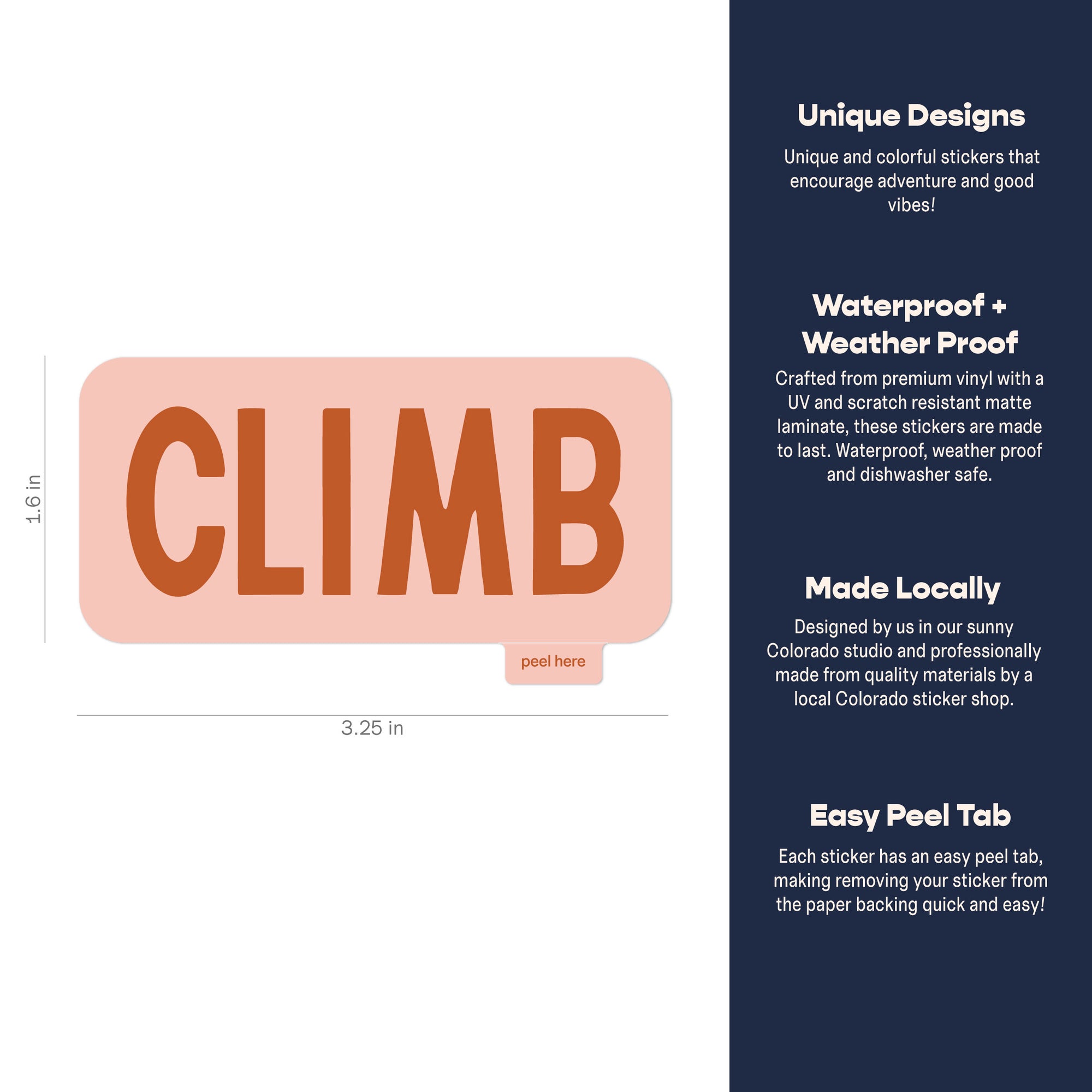 Climb Sticker