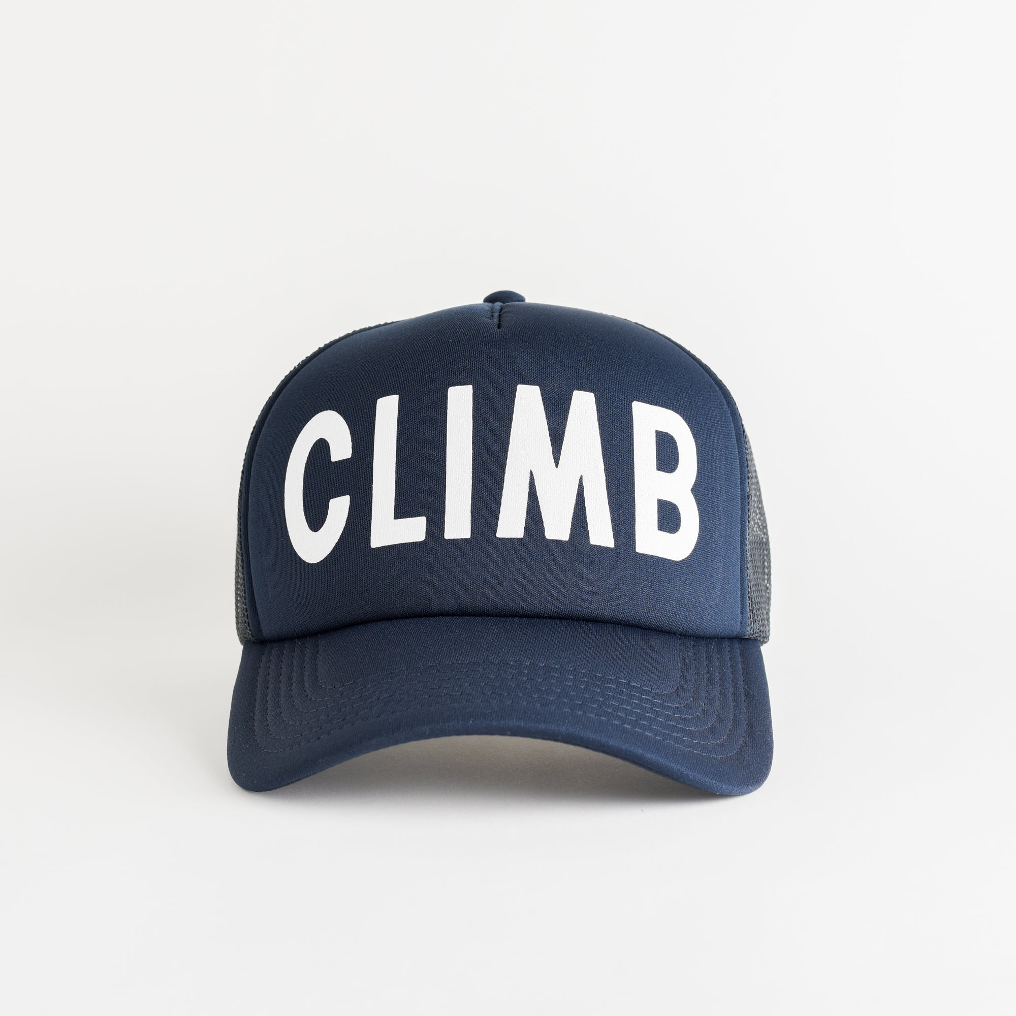 Climb Recycled Trucker Hat - navy