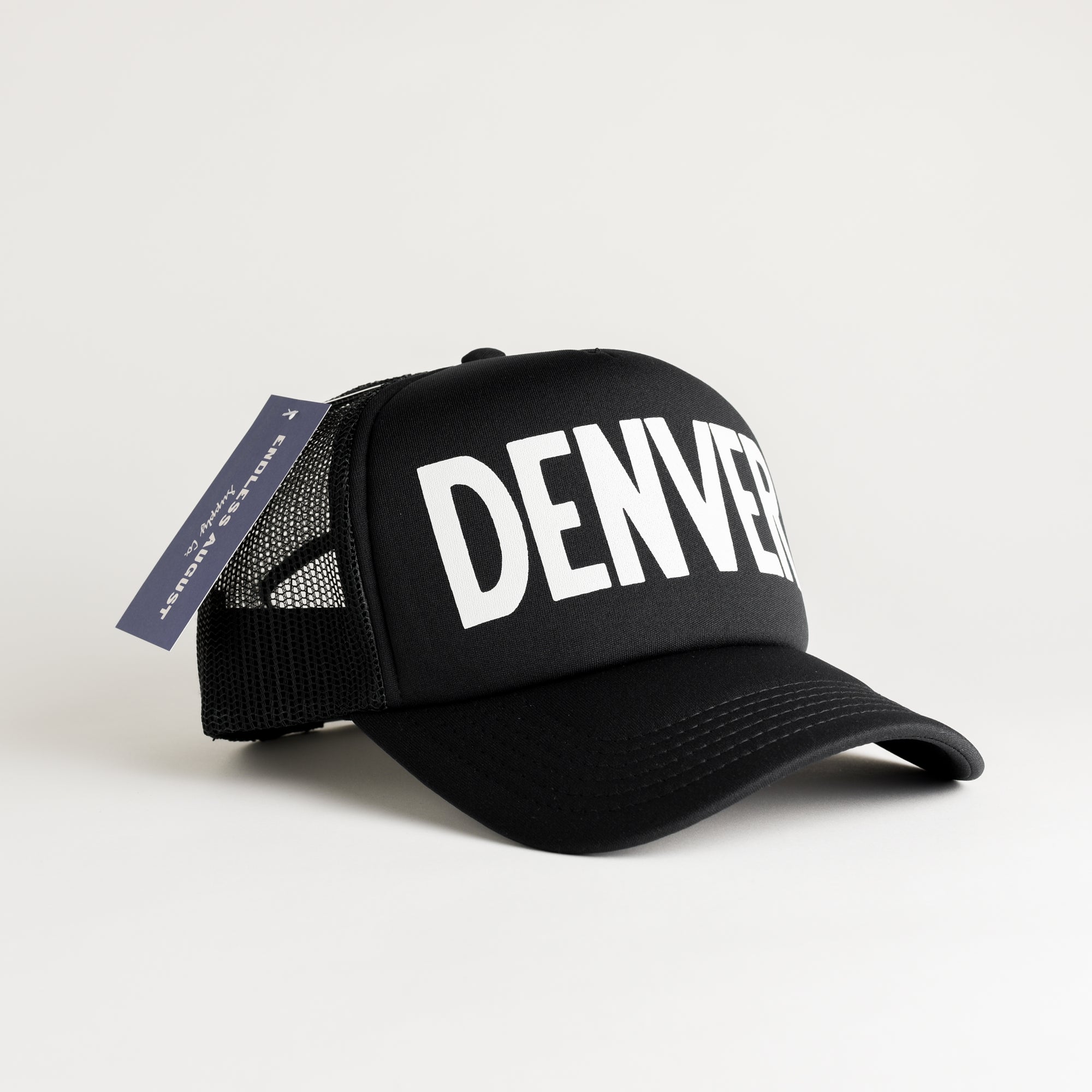 Denver Recycled Trucker Hat - black