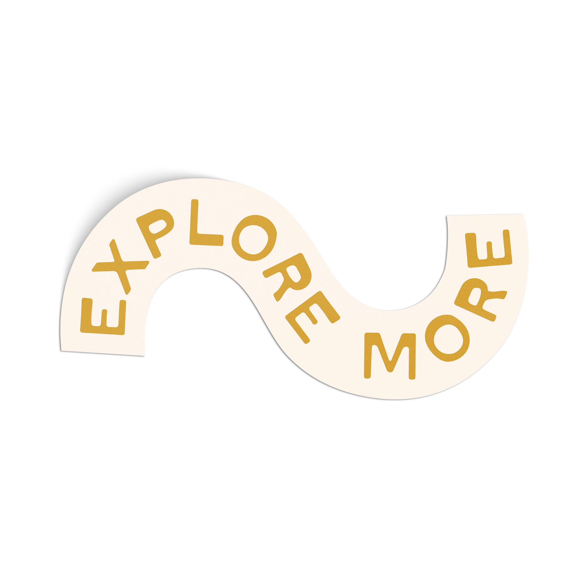 Explore More Large Sticker - yellow