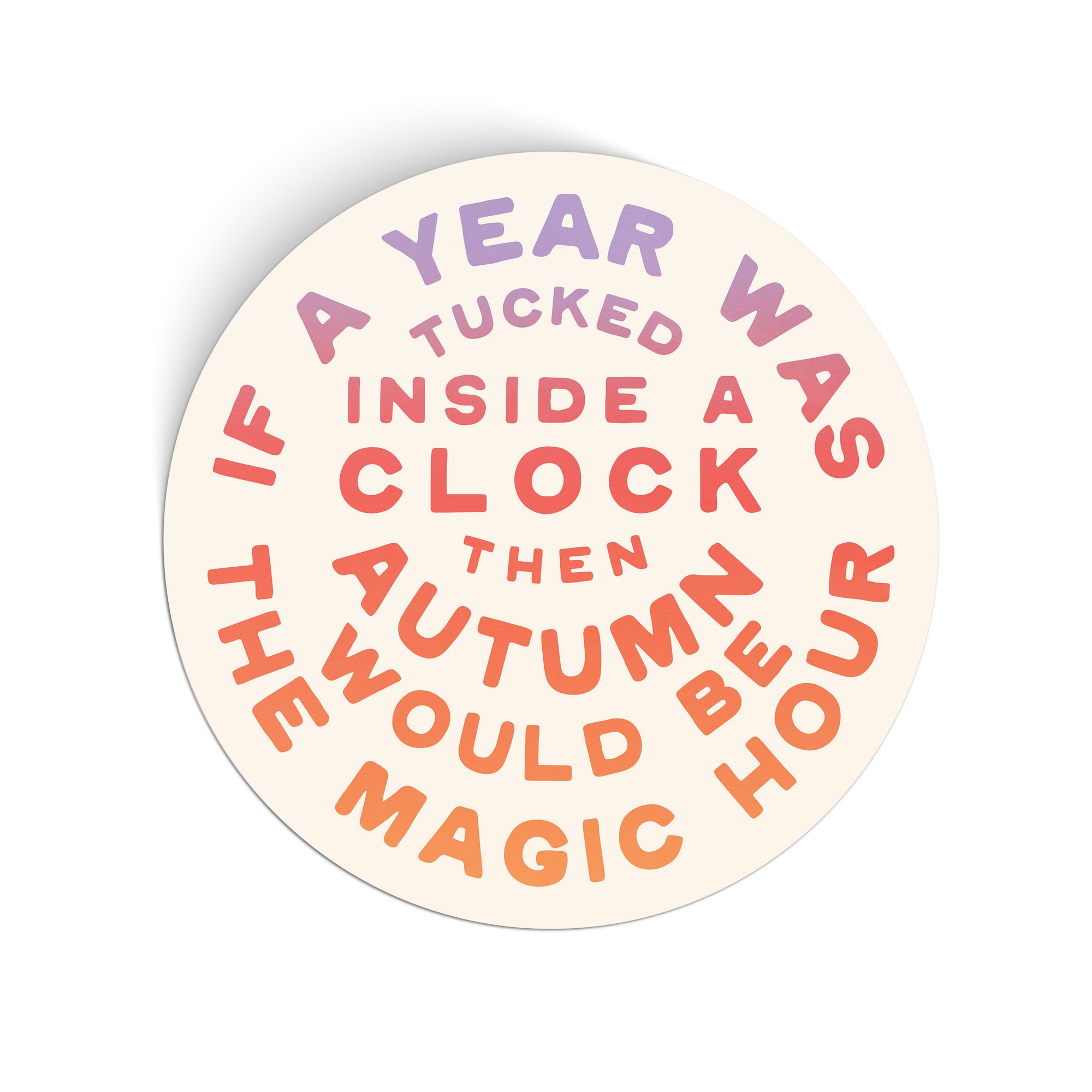 Fall Magic Large Sticker