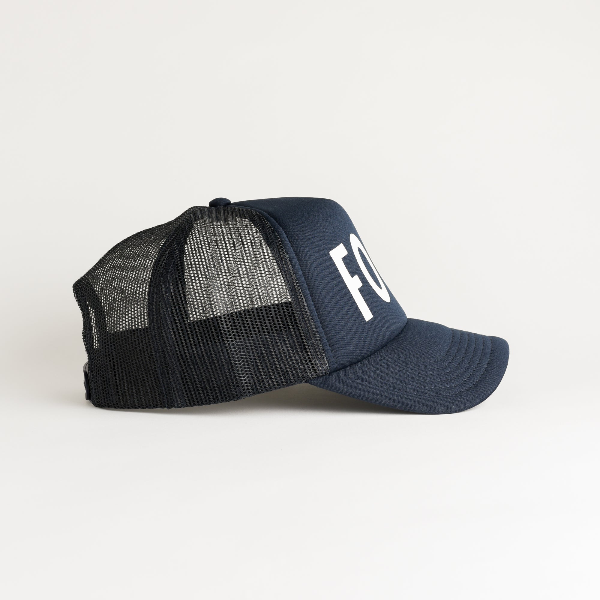 Fort Collins Recycled Trucker Hat - navy