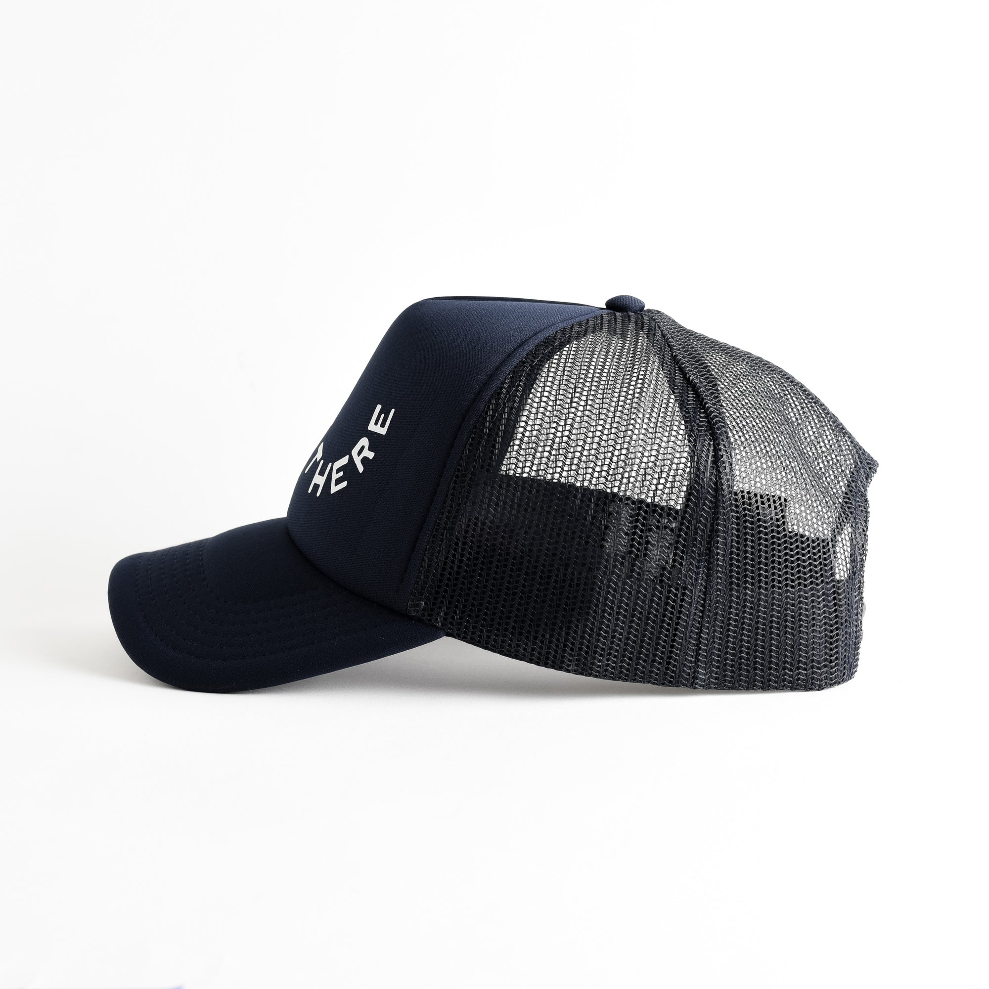 Get Out There Recycled Trucker Hat - navy