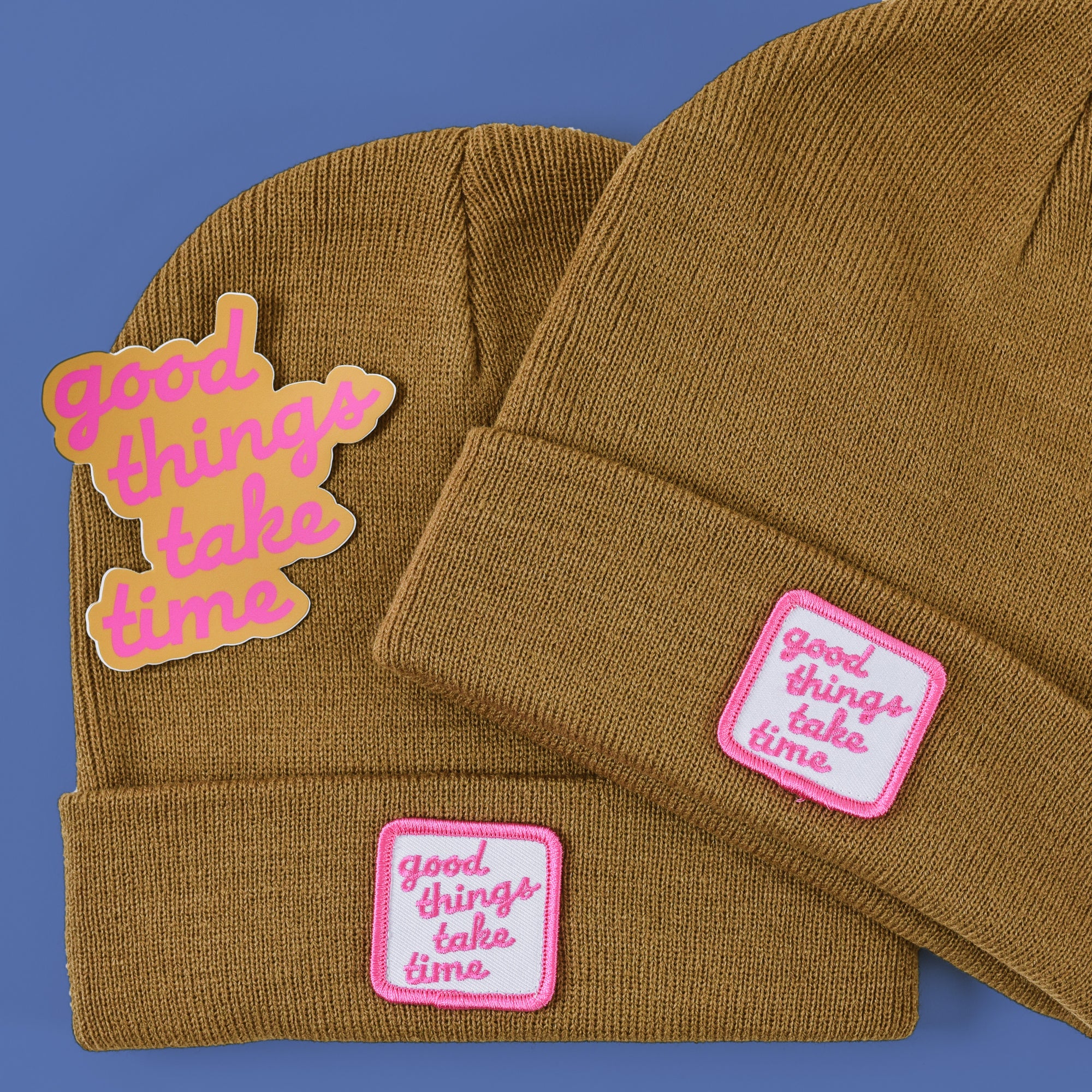 Good Things Take Time Beanie