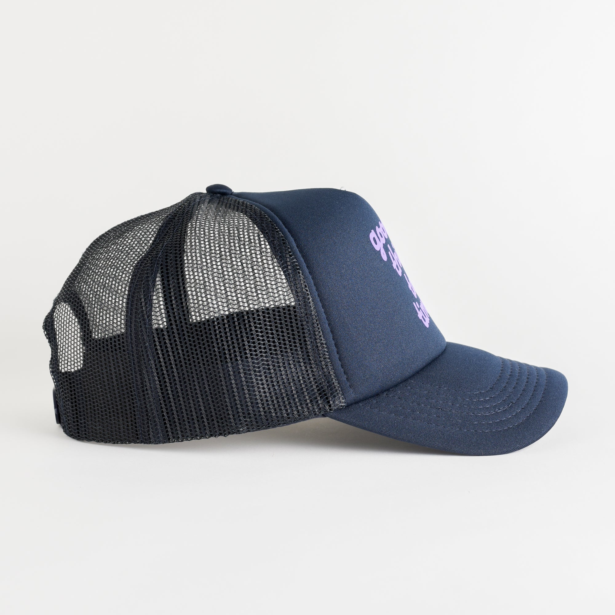 Good Things Recycled Trucker Hat - navy
