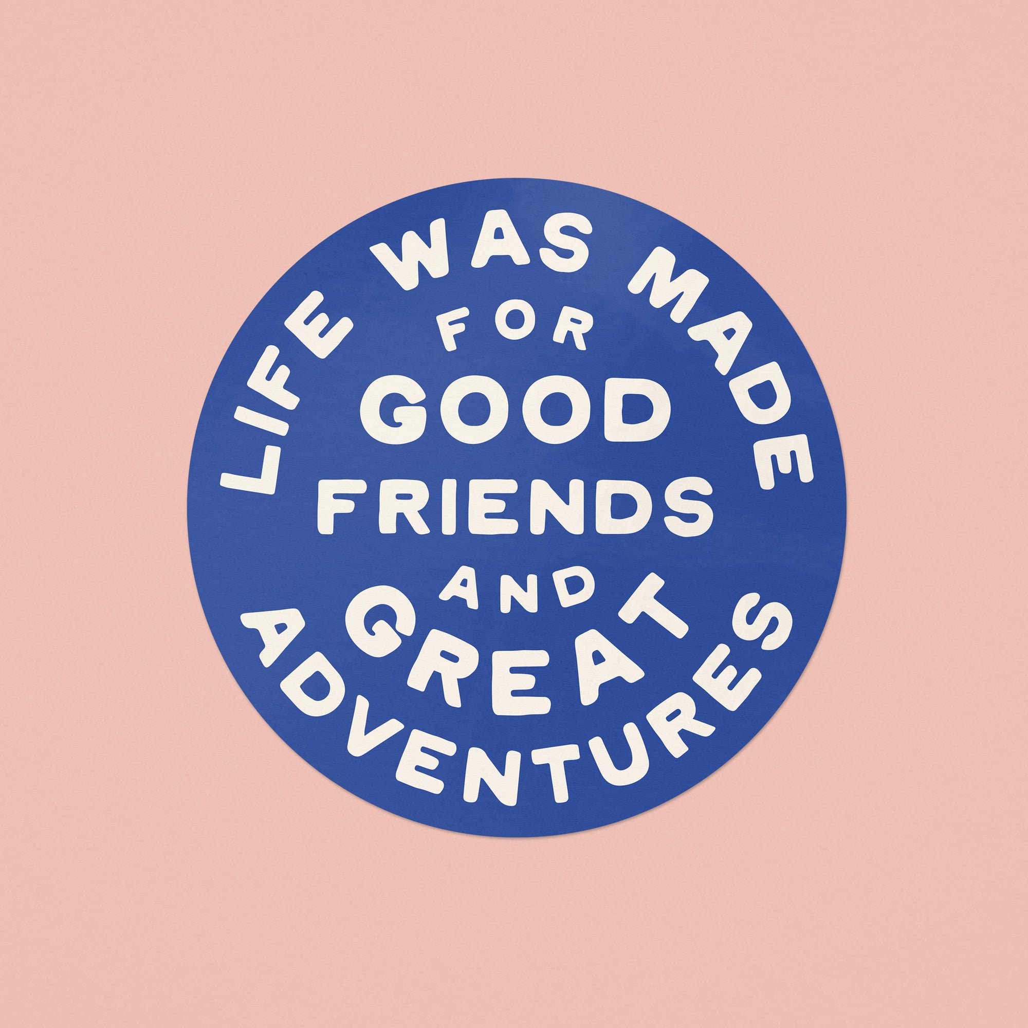 Great Adventures Sticker - blue