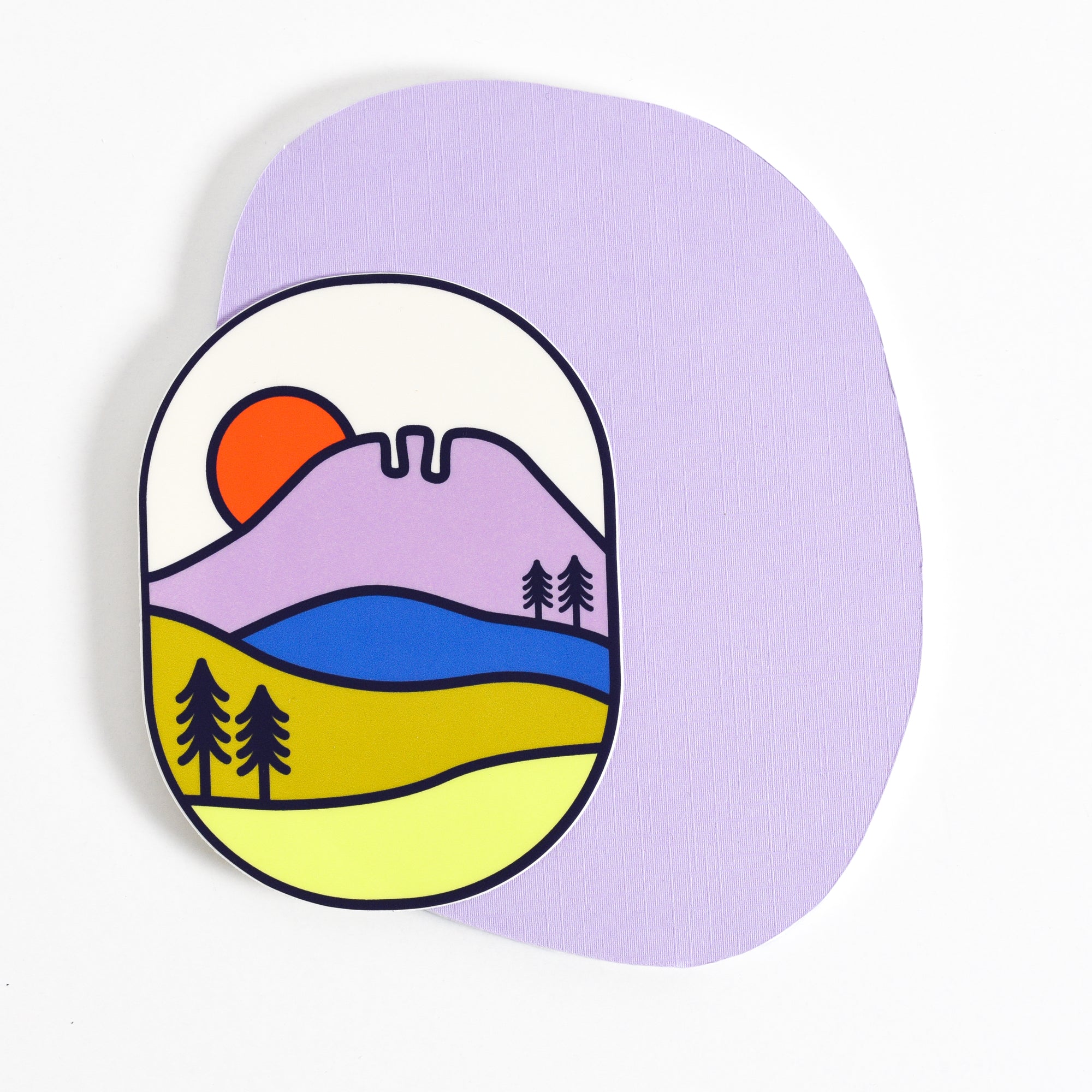 Horsetooth Mountain Large Sticker