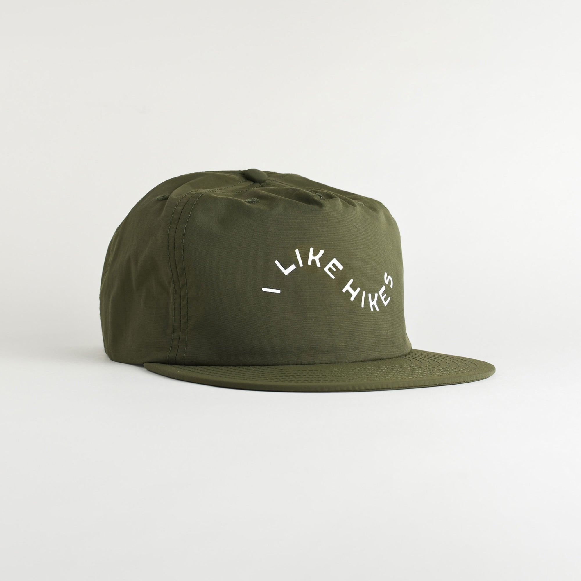 I Like Hikes Recycled Nylon Quick Dry Hat - moss