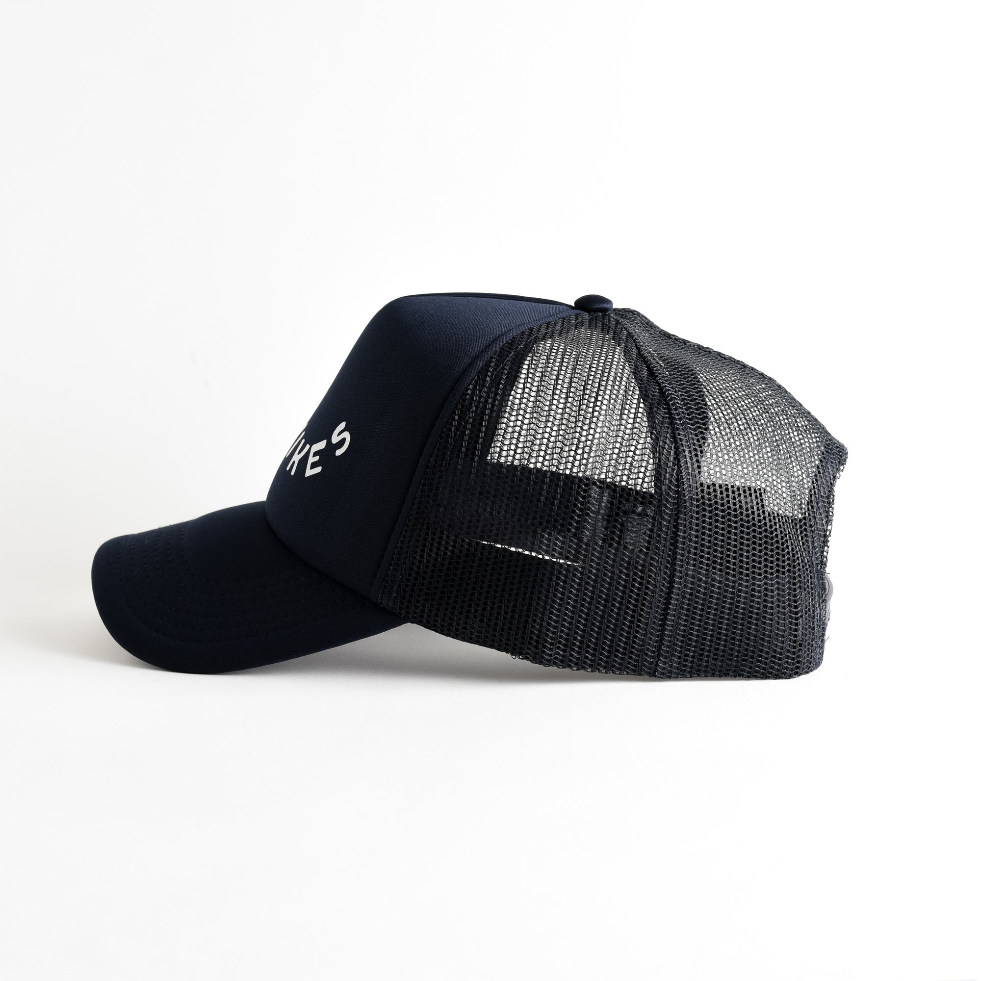 I Like Hikes Recycled Trucker Hat - navy