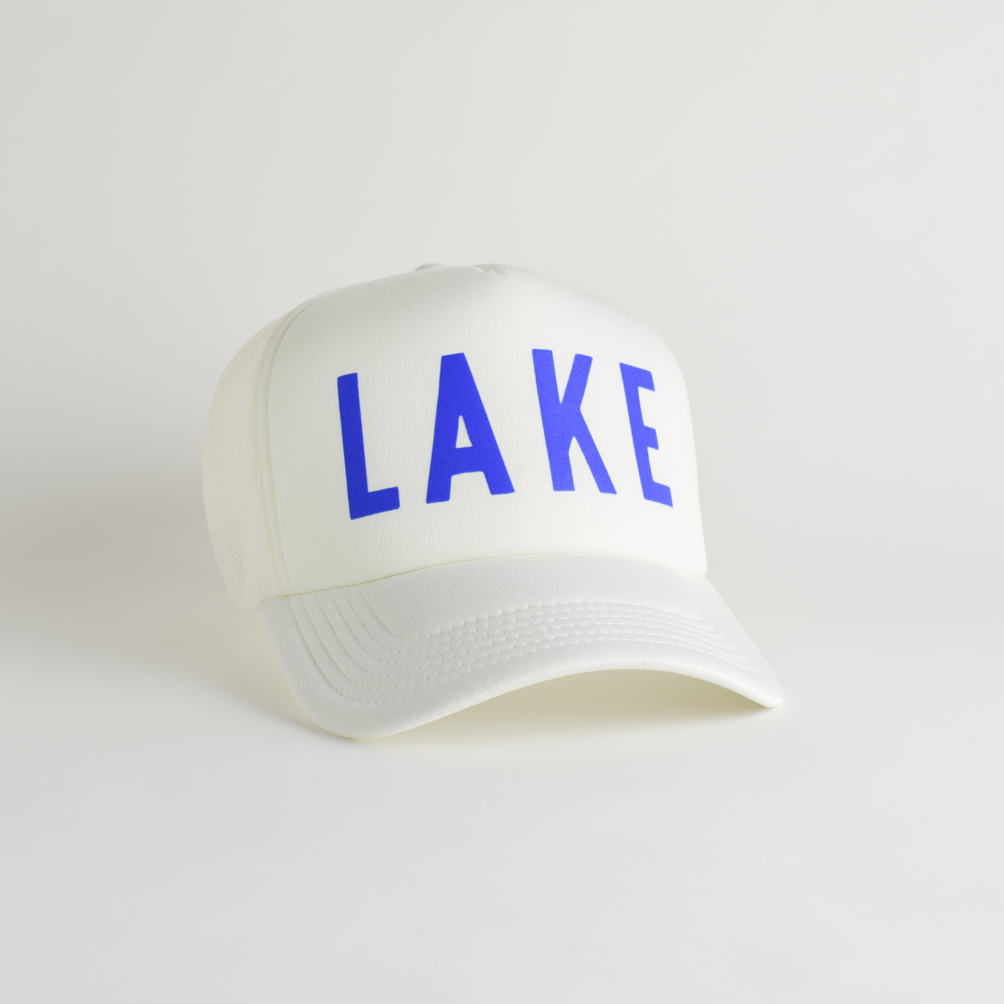 Lake Recycled Trucker Hat - ecru