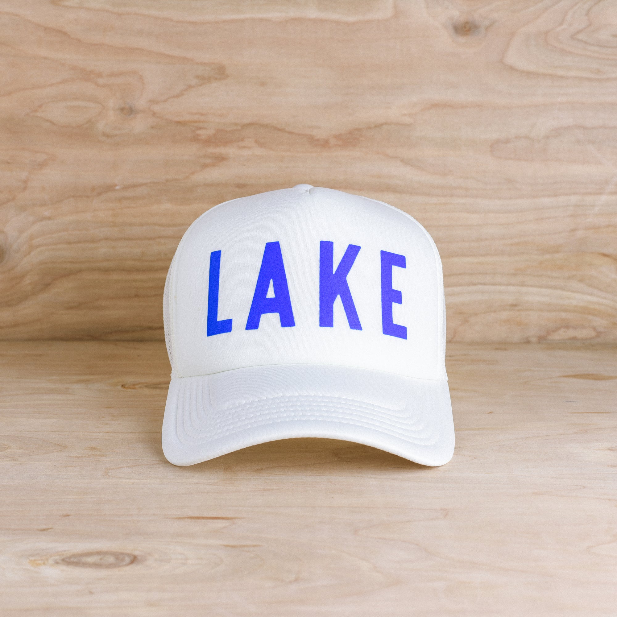 Lake Recycled Trucker Hat - ecru
