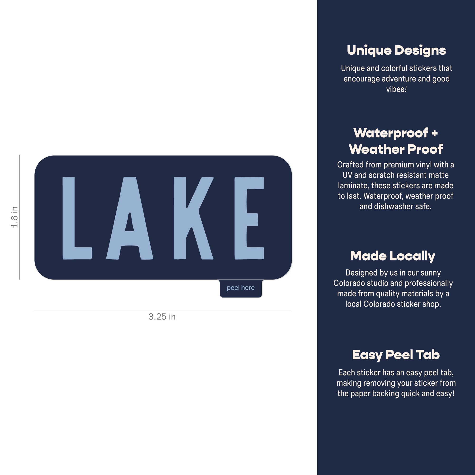Lake Sticker