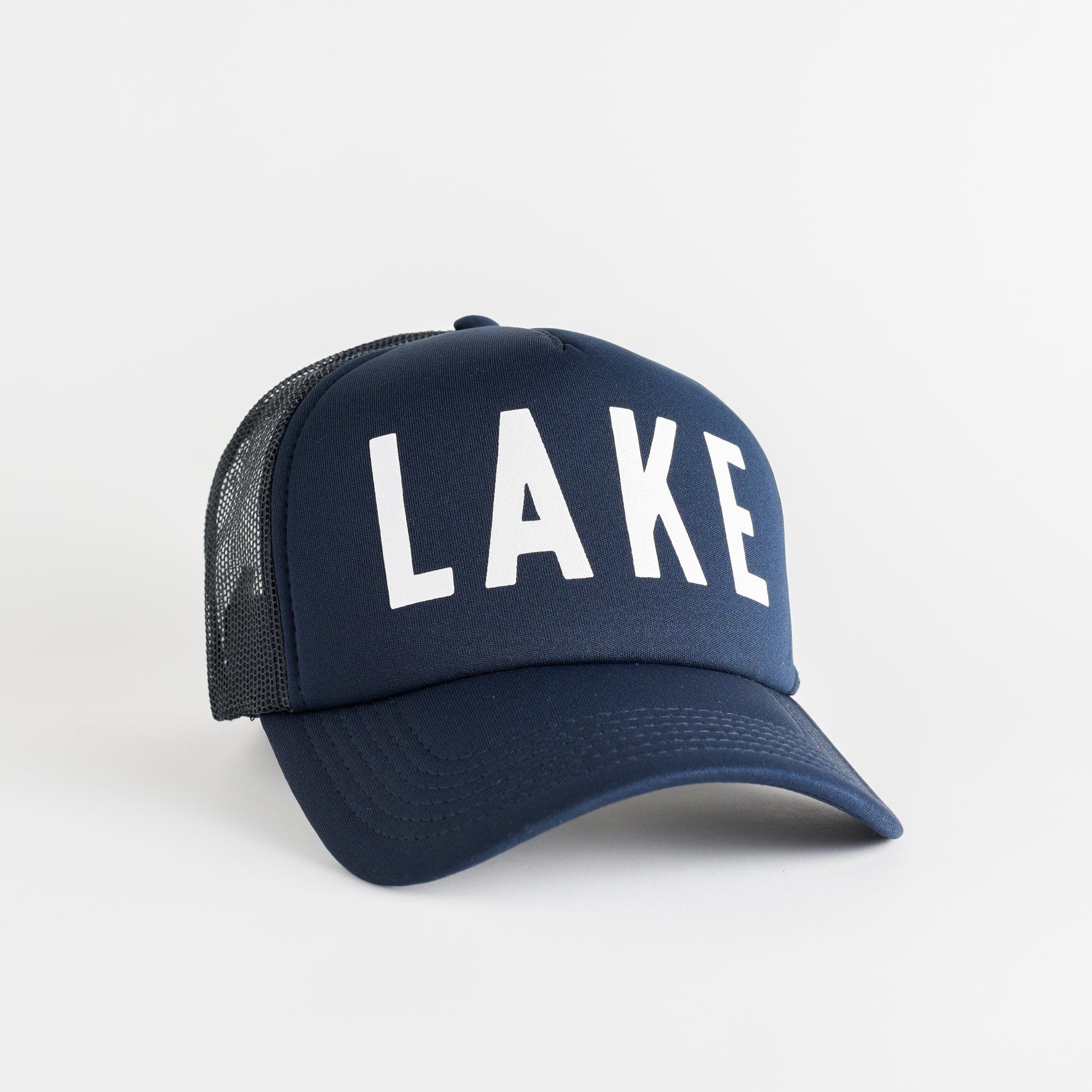 Lake Recycled Trucker Hat - navy