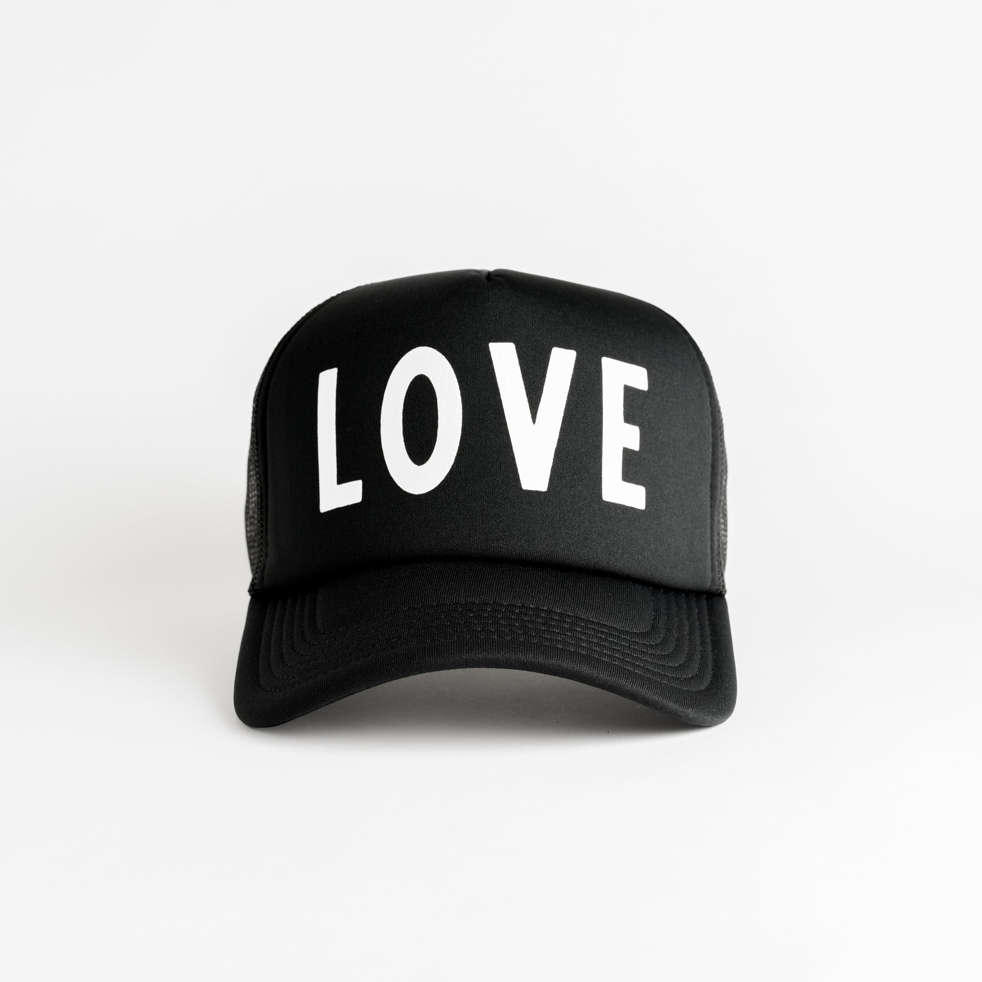 Love Recycled Trucker Hat - black