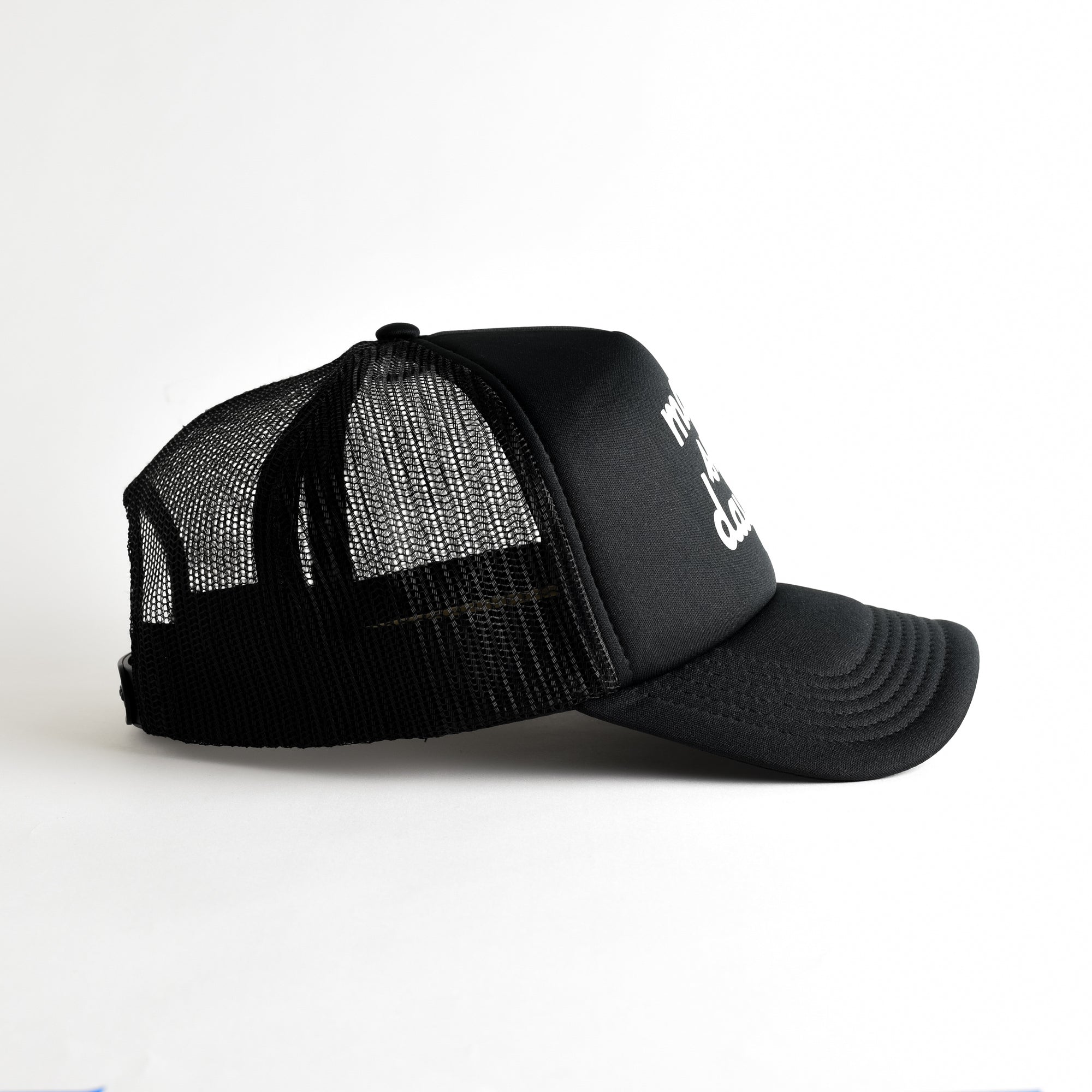 More Snow Days Recycled Trucker Hat - black