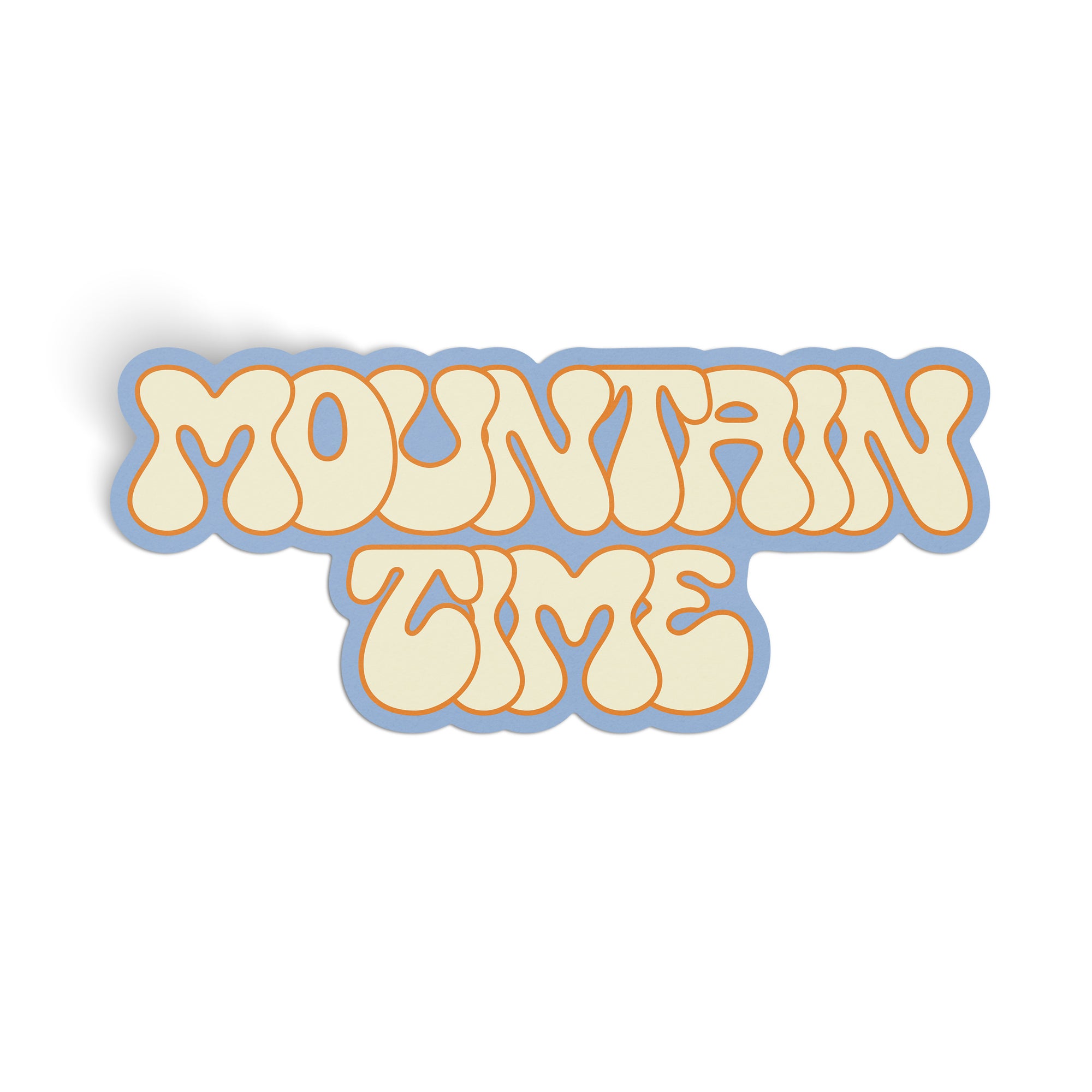 Mountain Time Bumper Sticker