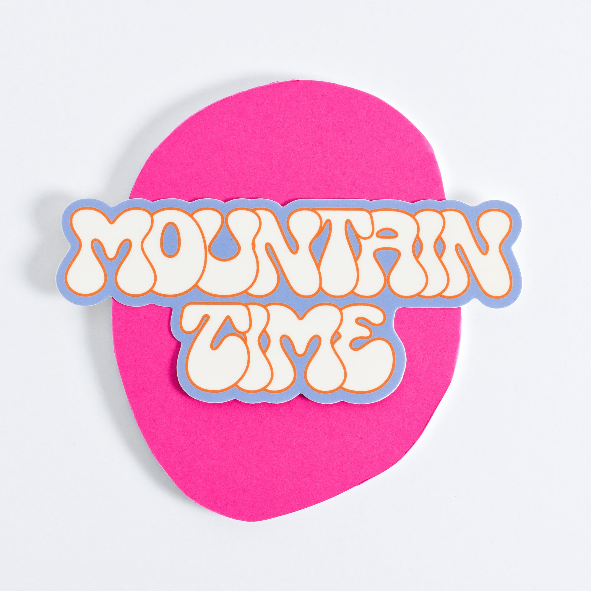 Mountain Time Bumper Sticker