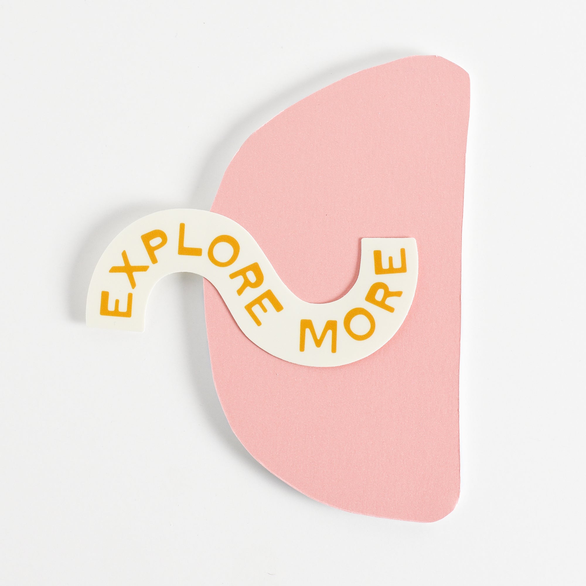 Explore More Large Sticker - yellow
