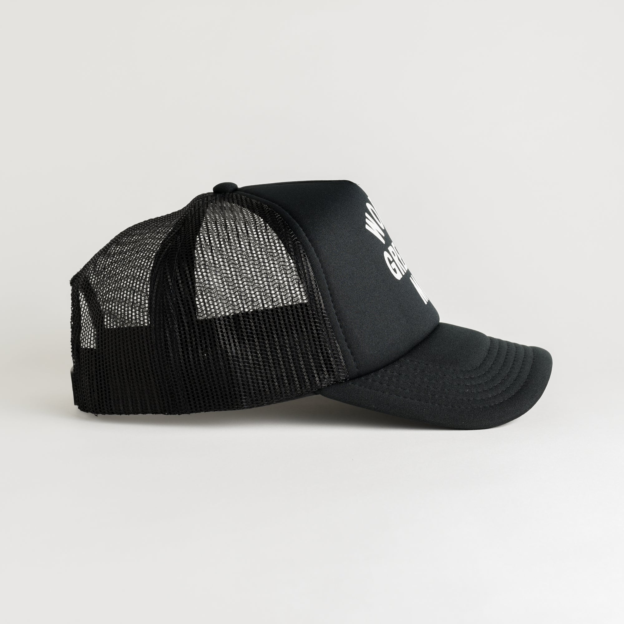 World's Greatest Mom Recycled Trucker Hat - black