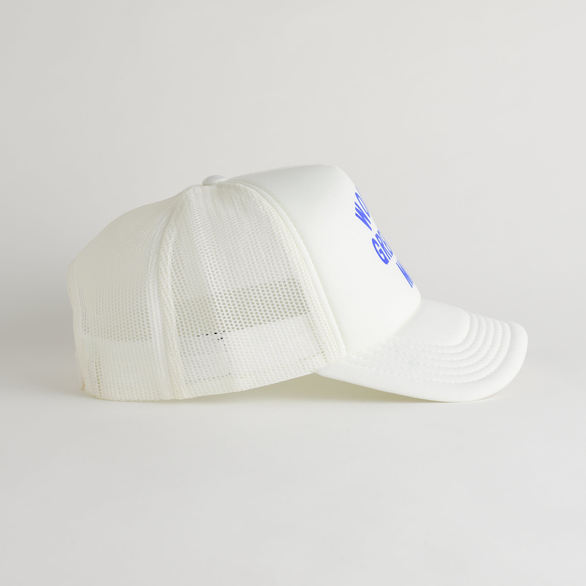 World's Greatest Mom Recycled Trucker Hat - ecru