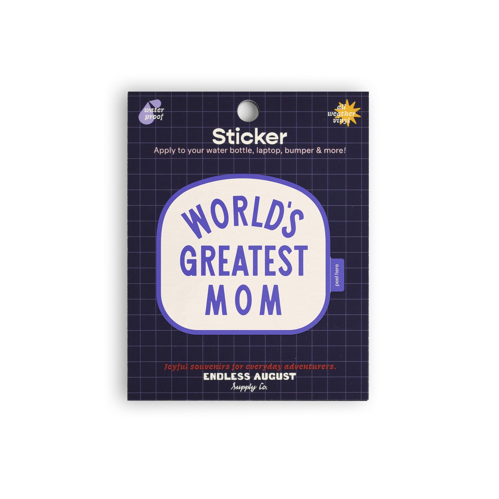 World's Greatest Mom Sticker