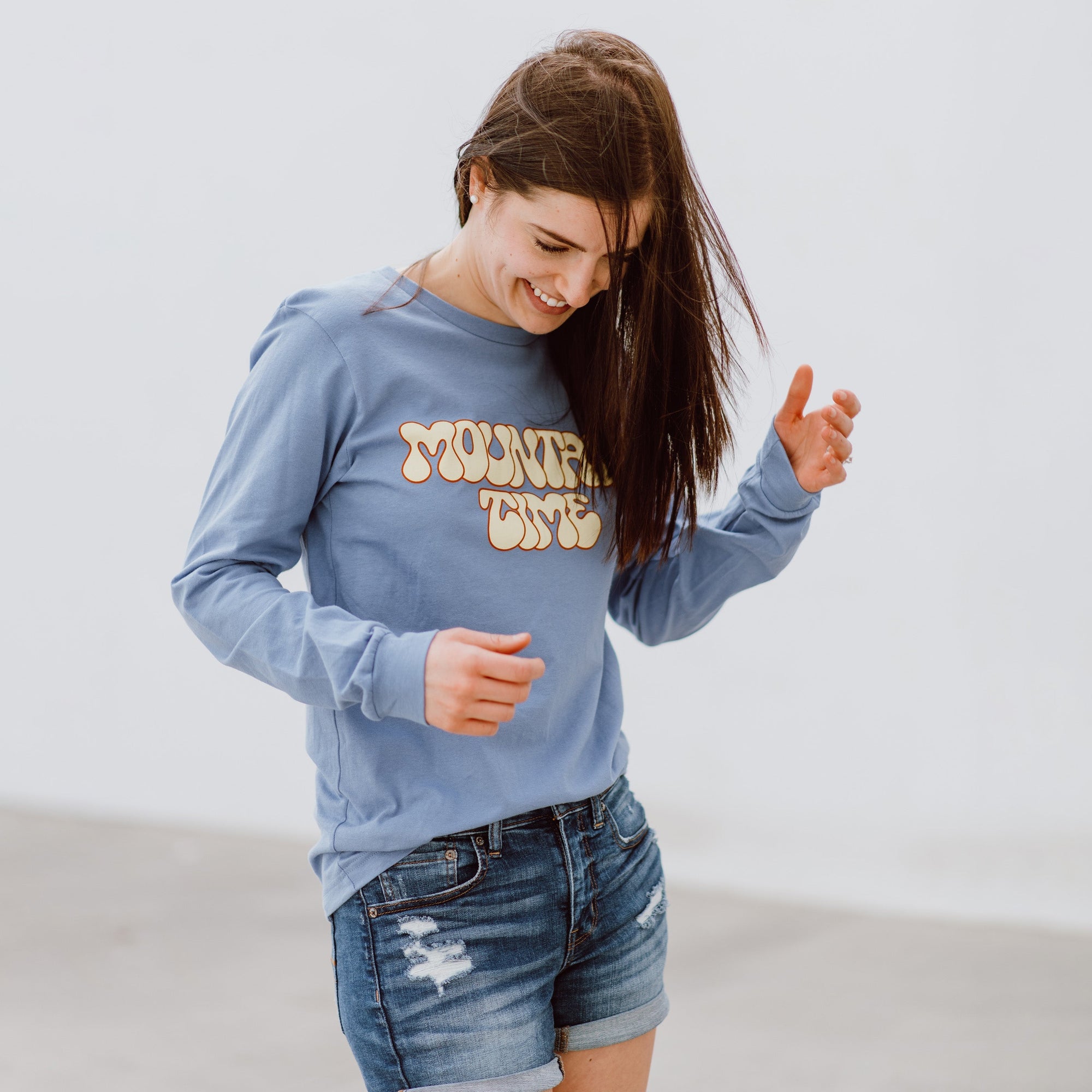Mountain Time Long Sleeve Tee Shirts & Tops August Ink