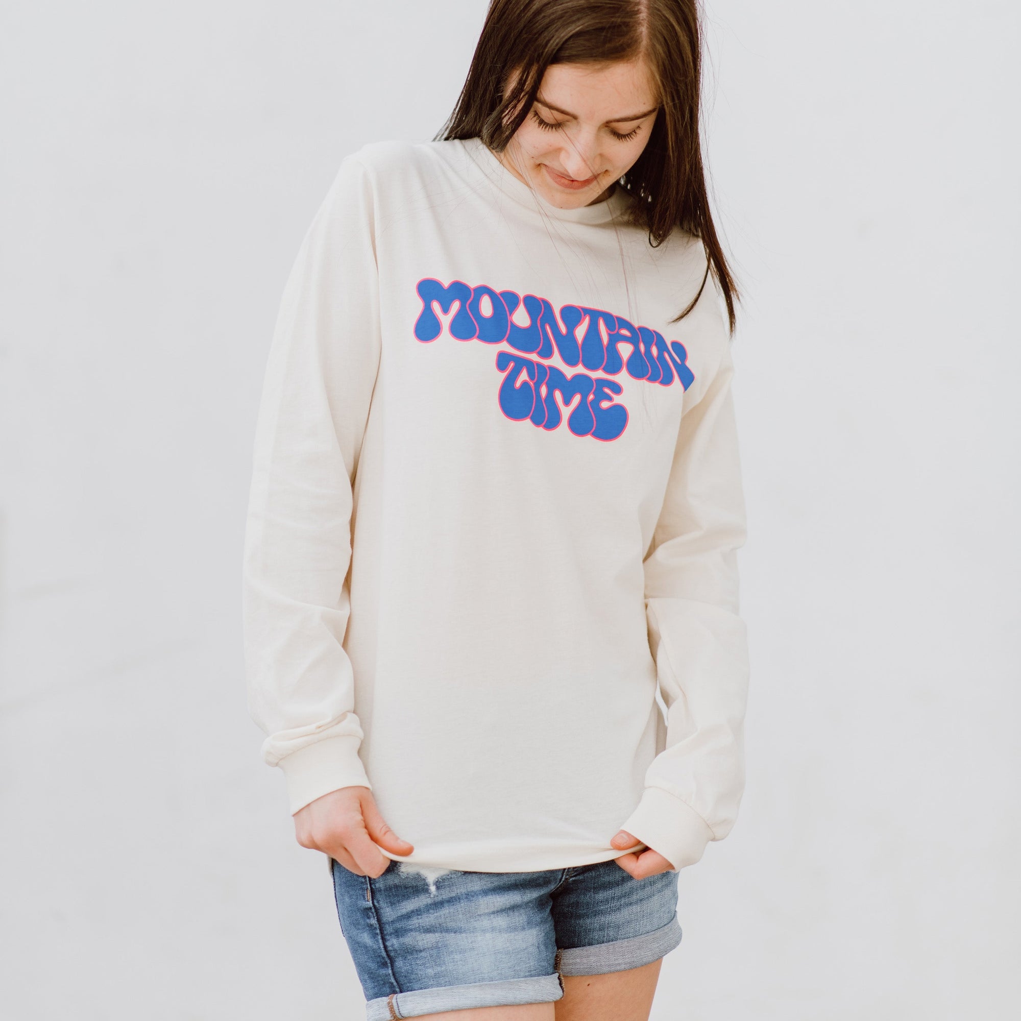 Mountain Time Long Sleeve Tee Shirts & Tops August Ink