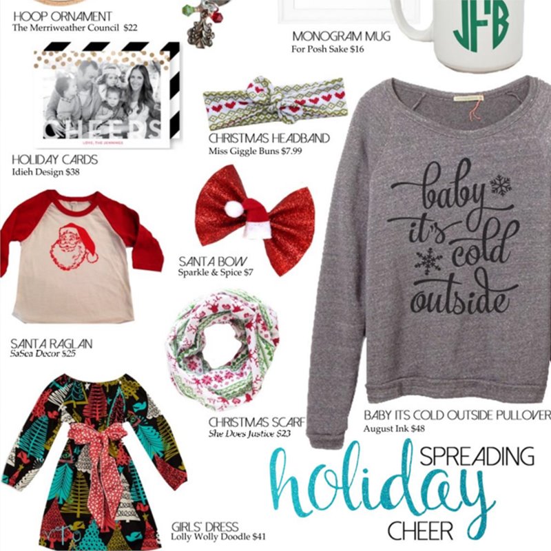Baby It's Cold Outside Sweatshirt Featured in cupcake Magazine's Holiday Shopping Guide