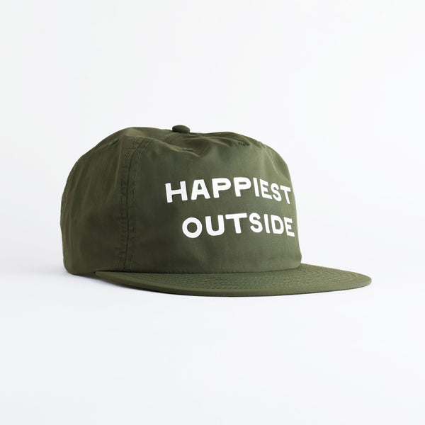 Happiest Outside Recycled Nylon Quick Dry Hat - moss - Endless