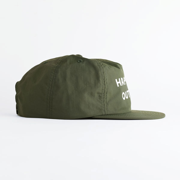 Happiest Outside Recycled Nylon Quick Dry Hat - moss - Endless 