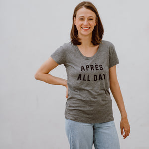 Après All Day Women's Tee t-shirt August Ink 