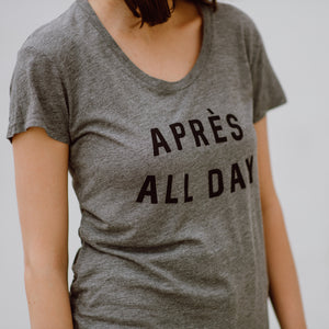 Après All Day Women's Tee t-shirt August Ink 