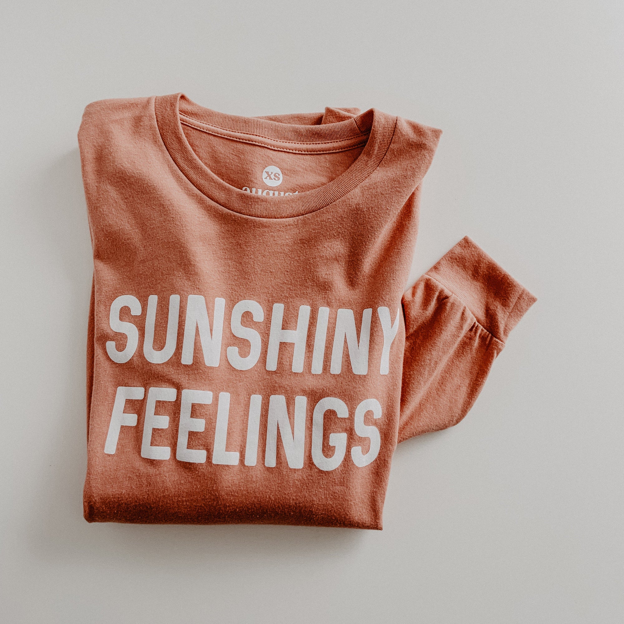 Sunshiny Feelings Long Sleeve Unisex Tee Shirts & Tops August Ink 