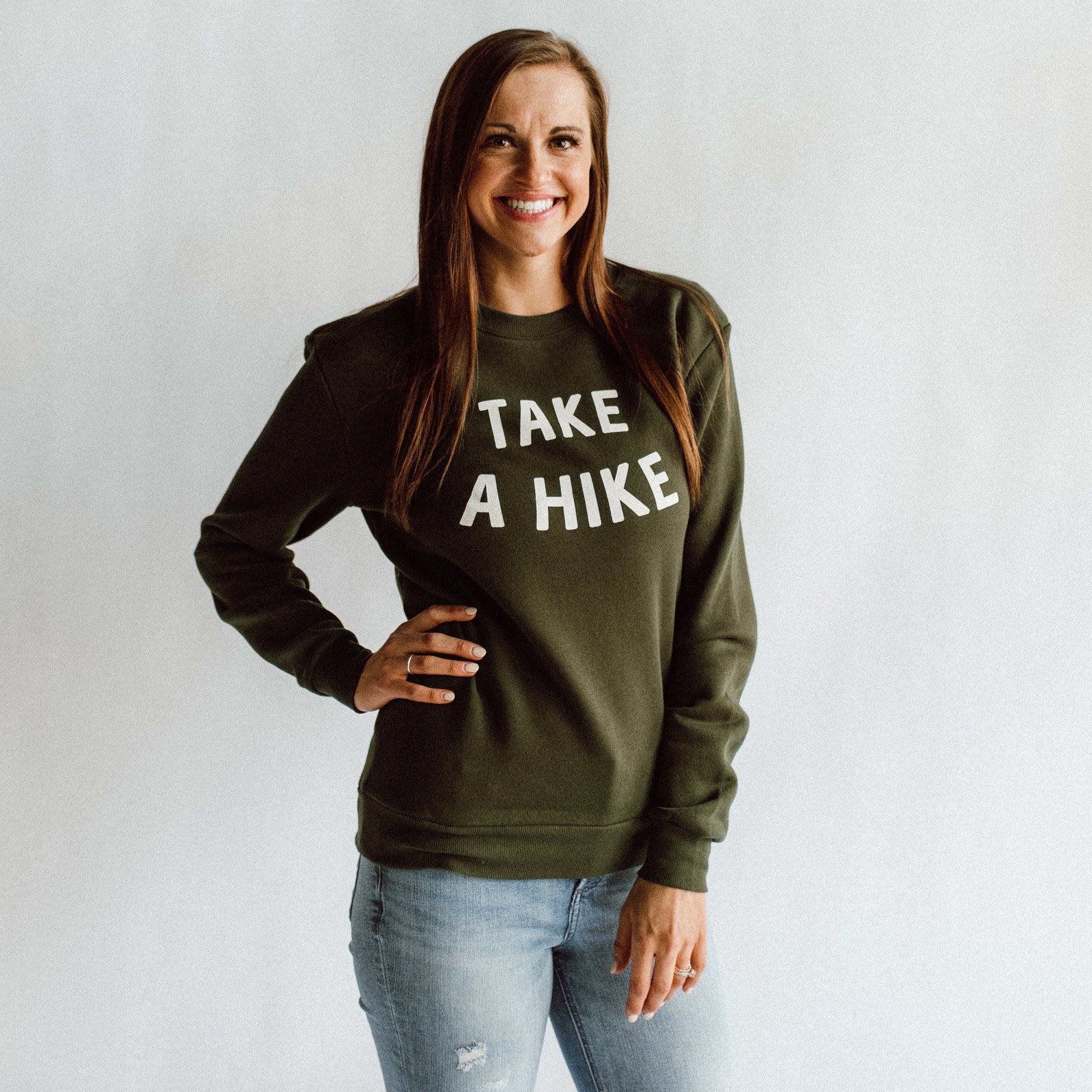 Take A Hike Unisex Sweatshirt womens August Ink 