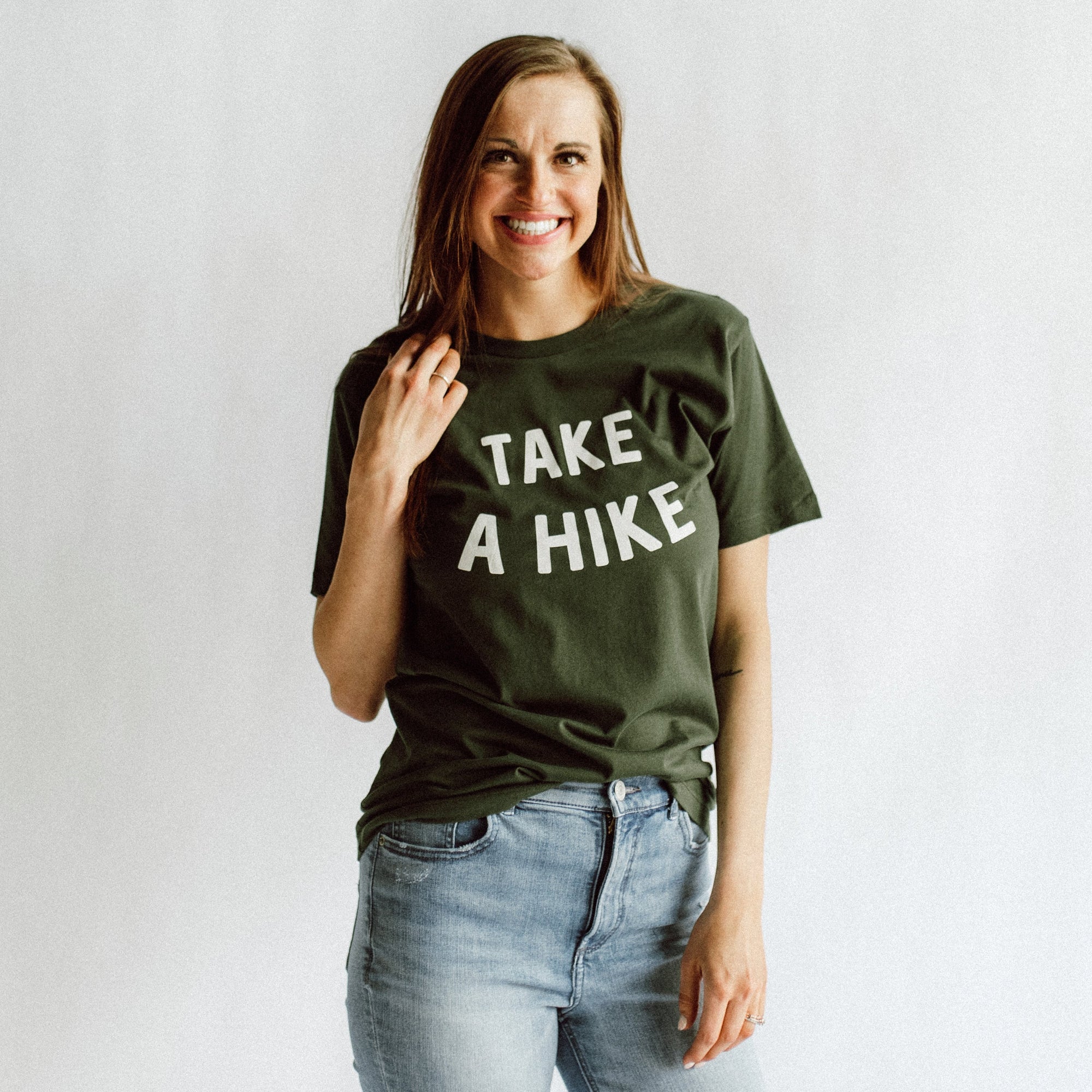 Take A Hike Unisex Tee womens August Ink 